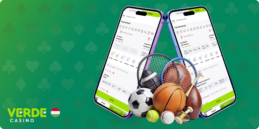 A Verde app sportfogadási lehetőségeket kínál magyar játékosoknak